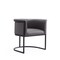 Manhattan Comfort Cosmopolitan Dining Chair in Pebble and Black DC044-PE - alternate 1